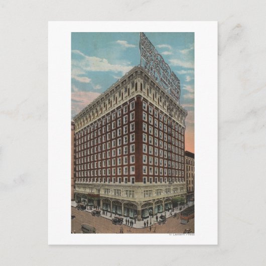 ロサンゼルス、ホテルRosslynのCAView ポストカード (正面)