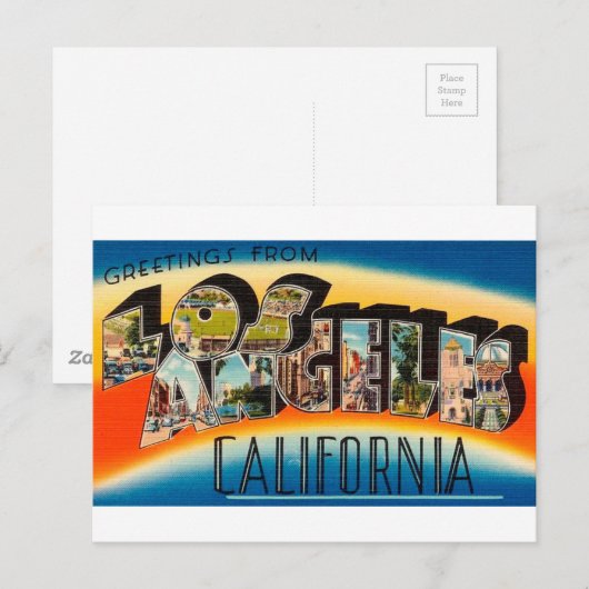 ロサンゼルス ポストカード (正面/裏面)
