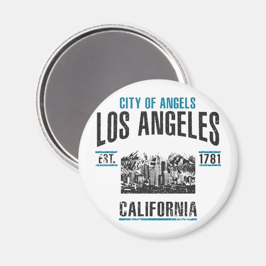 ロサンゼルス マグネット (正面/裏面)