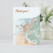 ロサンゼルス、マリブより、感謝を込めて サンキューカード (スタンド正面)