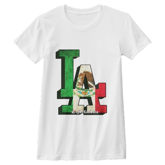 ロサンゼルス・メキシコ国旗 Tシャツ