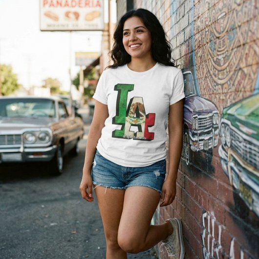 ロサンゼルス・メキシコ国旗 Tシャツ