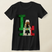 ロサンゼルス メキシコ国旗Tシャツ Tシャツ (レイダウン)