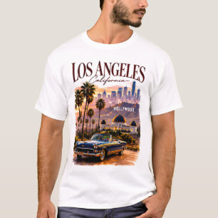 🤎 ロサンゼルス モダン カリフォルニア スカイライン スタイル 🤎 Tシャツ