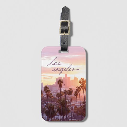 ロサンゼルス ラゲッジタグ (正面縦)