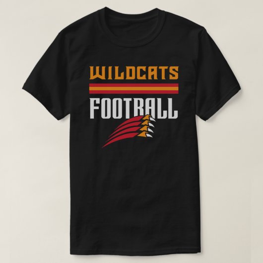 ロサンゼルス・ワイルドキャッツ！XFL Tシャツ (デザイン正面)