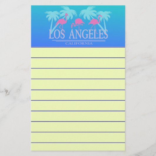 ロサンゼルス 便箋 (正面)