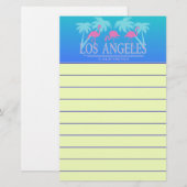 ロサンゼルス 便箋 (正面/裏面)