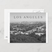 ロサンゼルス（白黒） ポストカード (正面/裏面)