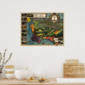 ロサンゼルス- 1871 （ゴア） BigMapBlog ポスター (キッチン)