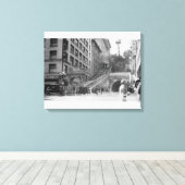 ロサンゼルス、CAアンデルスフライト通り車 キャンバスプリント (インサイチュ (ウッドフロア))