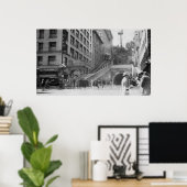 ロサンゼルス、CAアンデルスフライト通り車 ポスター (ホームオフィス)