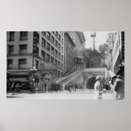 ロサンゼルス、CAアンデルスフライト通り車 ポスター (正面)