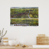 ロサンゼルス、CAパノラママップ – 1894 ポスター (キッチン)