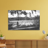 ロサンゼルス、CAビューオブホレンベック公園 キャンバスプリント (インサイチュ (リビング))