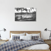 ロサンゼルス、CAビューオブホレンベック公園 キャンバスプリント (インサイチュ (寝室))