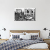 ロサンゼルス、CAペリシングスクエアとビルトモア キャンバスプリント (インサイチュ (寝室))