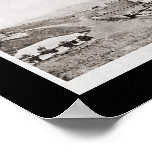 ロサンゼルス、CA写真1869 ポスター (角)