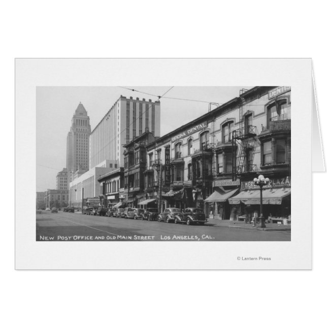 ロサンゼルス、CA郵便局とオールドメイン (正面横)