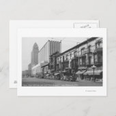 ロサンゼルス、CA郵便局とオールドメイン ポストカード (正面/裏面)