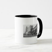 ロサンゼルス、CA郵便局とオールドメイン マグカップ (正面右)