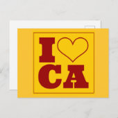 ロサンゼルス(CA)テールゲート招待状 ポストカード (正面/裏面)