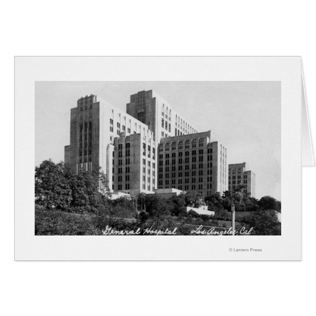 ロサンゼルス、CA View of General Hospital (正面横)