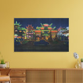 ロサンゼルス、CaliforniaGateway to New キャンバスプリント (インサイチュ (リビング))