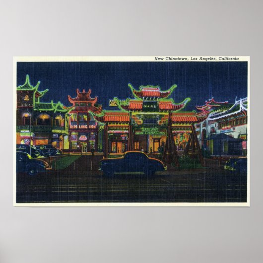 ロサンゼルス、CaliforniaGateway to New ポスター (正面)