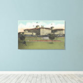 ロサンゼルス、CaliforniaView of the Ambassador キャンバスプリント (インサイチュ (ウッドフロア))