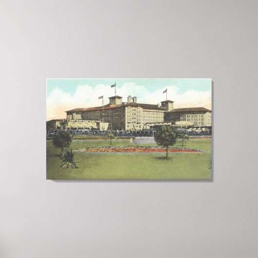 ロサンゼルス、CaliforniaView of the Ambassador キャンバスプリント (正面)