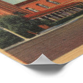 ロサンゼルス、CAView of USC Campus ポスター (角)