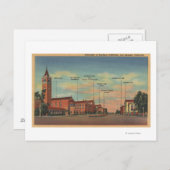 ロサンゼルス、CAView of USC Campus ポストカード (正面/裏面)