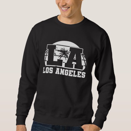 ロサンゼルス LA カリフォルニア 14 スウェットシャツ (正面)