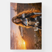 ロサンゼルス - LA 横断幕 (縦)