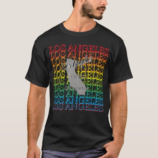 ロサンゼルス Tシャツ  (正面)