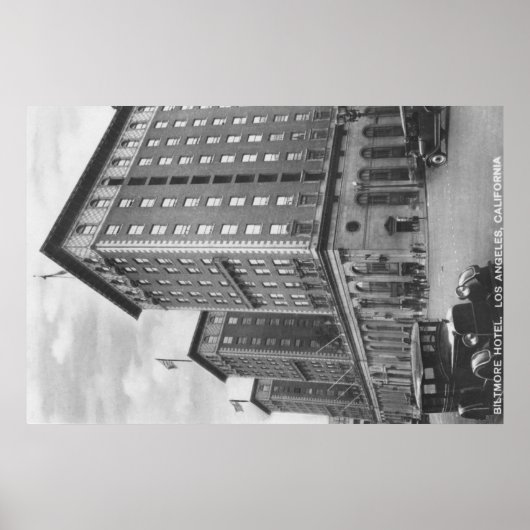 ロサンゼルスCAビューオブビルトモアホテル ポスター (正面)