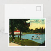 ロサンゼルスCAホレンベック公園1910s ポストカード (正面/裏面)