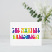 ロサンゼルスCA 60sタイダイ ポストカード (スタンド正面)