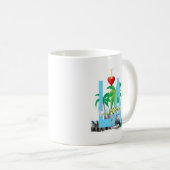 ロサンゼルスlカリフォルニアシティアメリカ コーヒーマグカップ (正面右)