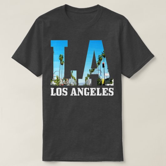 ロサンゼルスLAヴィンテージカリフォルニアロサンゼルス Tシャツ (デザイン正面)