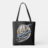 ロサンゼルスLAXエアポートコードトートバッグ トートバッグ (裏面)
