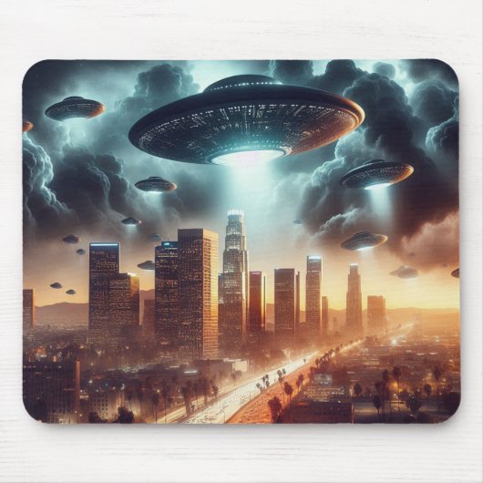 ロサンゼルスUFO侵攻 マウスパッド (正面)