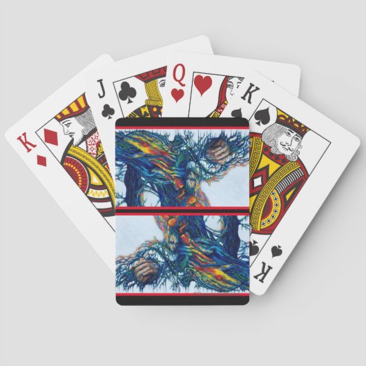 ロサン素晴らしヌ・コティのカードのデッキによる「A Hand」 トランプ (裏面)