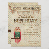 ロサ オウル バースデー インビテーション (正面/裏面)