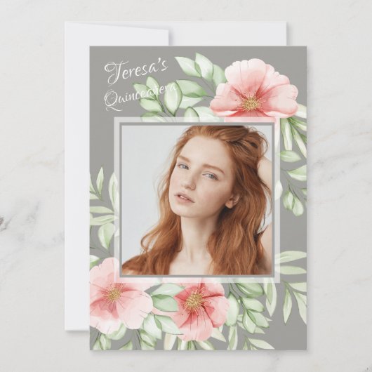 ロサ・カニナ・フォト・キンセアニェラ 招待状 (正面)