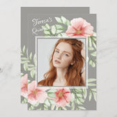 ロサ・カニナ・フォト・キンセアニェラ 招待状 (正面/裏面)