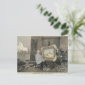 ロサ・ボヌールがスタジオで ポストカード (スタンド正面)