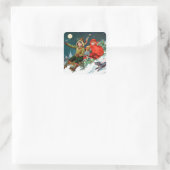 ロサC. Petherick：クリスマスショッピング スクエアシール (バッグ)