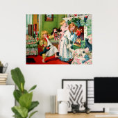 ロサC. Petherick：クリスマスショッピング ポスター (ホームオフィス)